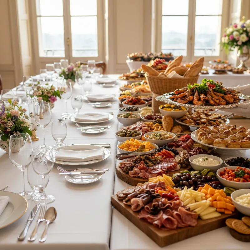Buffet ou service à table : quelle formule choisir ?