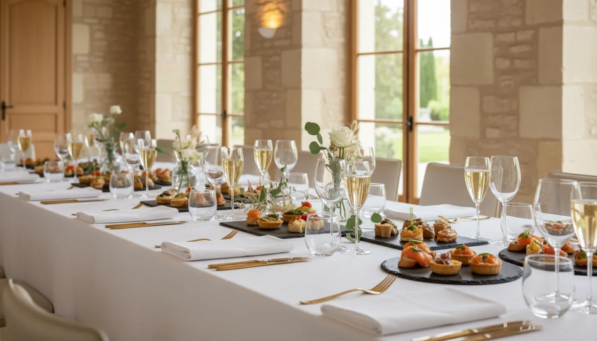 Réception privée : organiser une soirée sur mesure avec traiteur