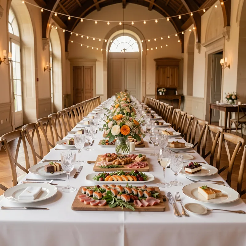 Repas de mariage 2026 : budget, formules et organisation